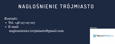 Nagłośnienie Trójmiasto Telecom Partner